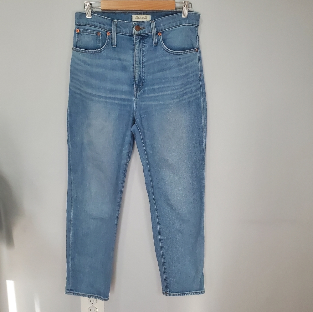 Madewell Women’s Classic Straight Jean Size 27 - Picture 2 of 16